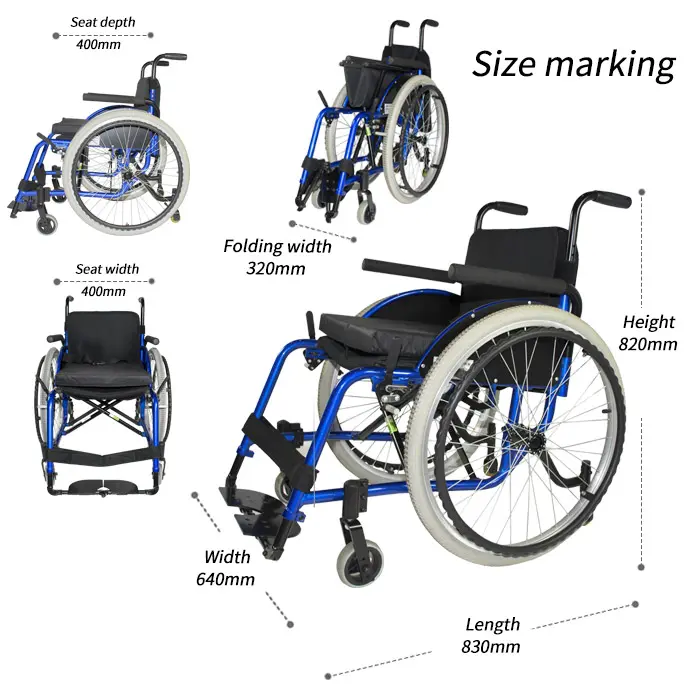 ODM Premium Aluminum Alloy Comfort Wheelchair – Sporty & Relaxing Manufacturers, Companies