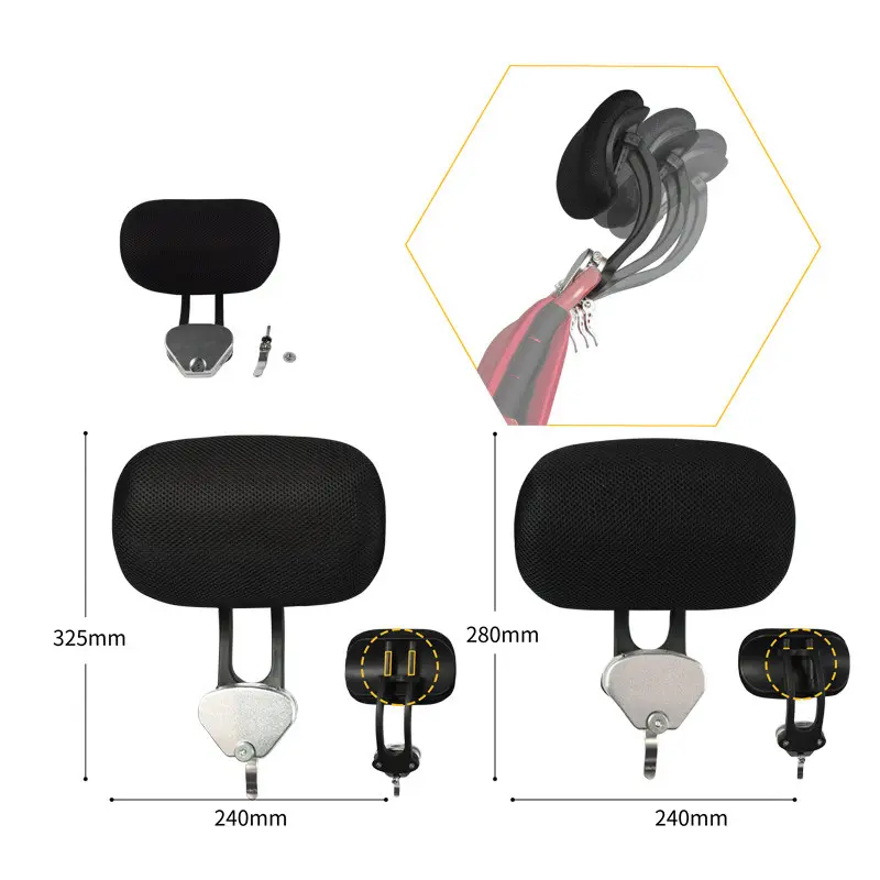 Foldable Electric Recliner Wheelchair with Lift Up Leg Rests