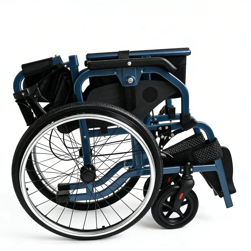 CE Certification Fashionable & Lightweight Aluminum Folding Wheelchair  Suppliers, Factory