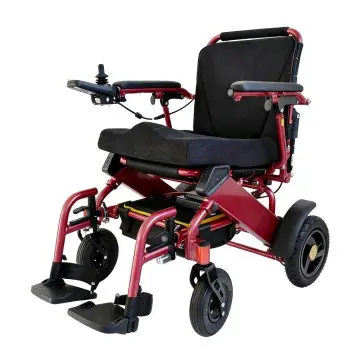 Lightweight Folding Electric Wheelchair with Aluminum Alloy Frame by Pingfang