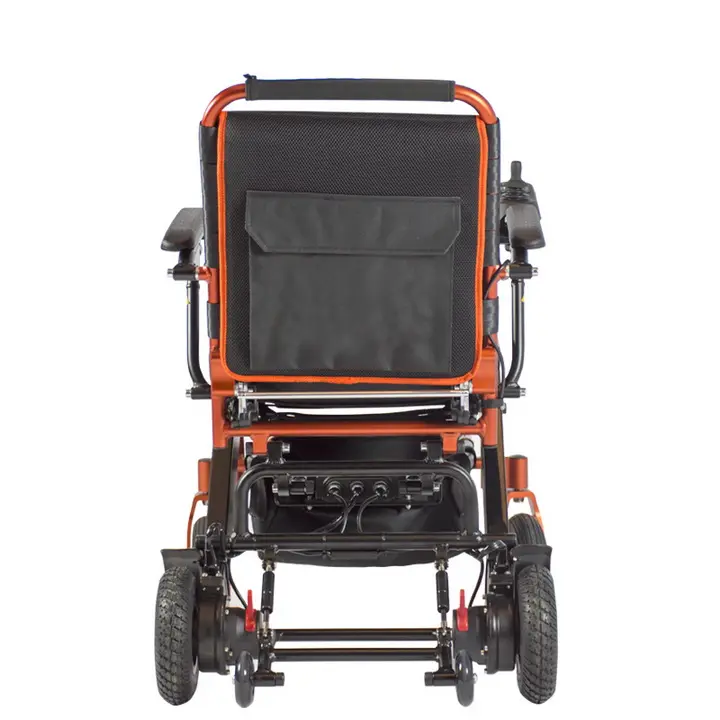 China Lightweight Foldable Electric Wheelchair with Li Battery Suppliers, Companies