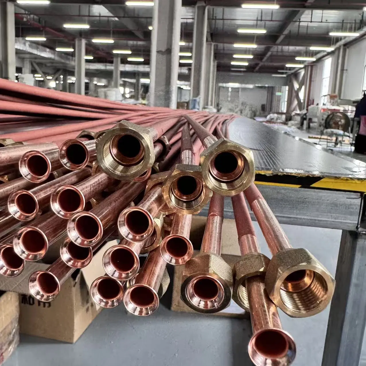 USA Top Quality 1/4" 3/8" 7/8" Insulated Black Rubber Copper Pipe Air Conditioner Line Set