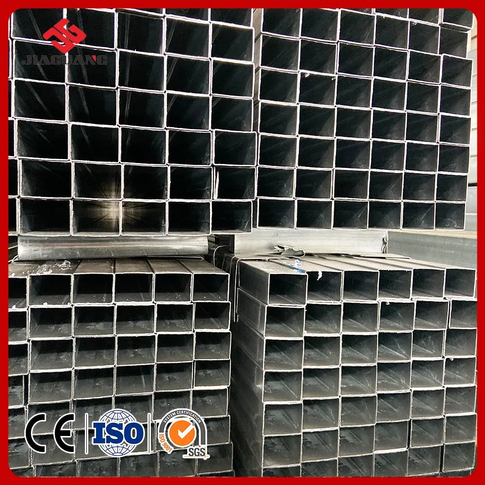 ASTM A513 A36 A500 Gi Galvanize Carbon Steel/ 0.6mm-2.0mm Alloy Steel Tube Square Low-Carbon/Seamless/Welded/ Construction Engineering Rectangular Pipe