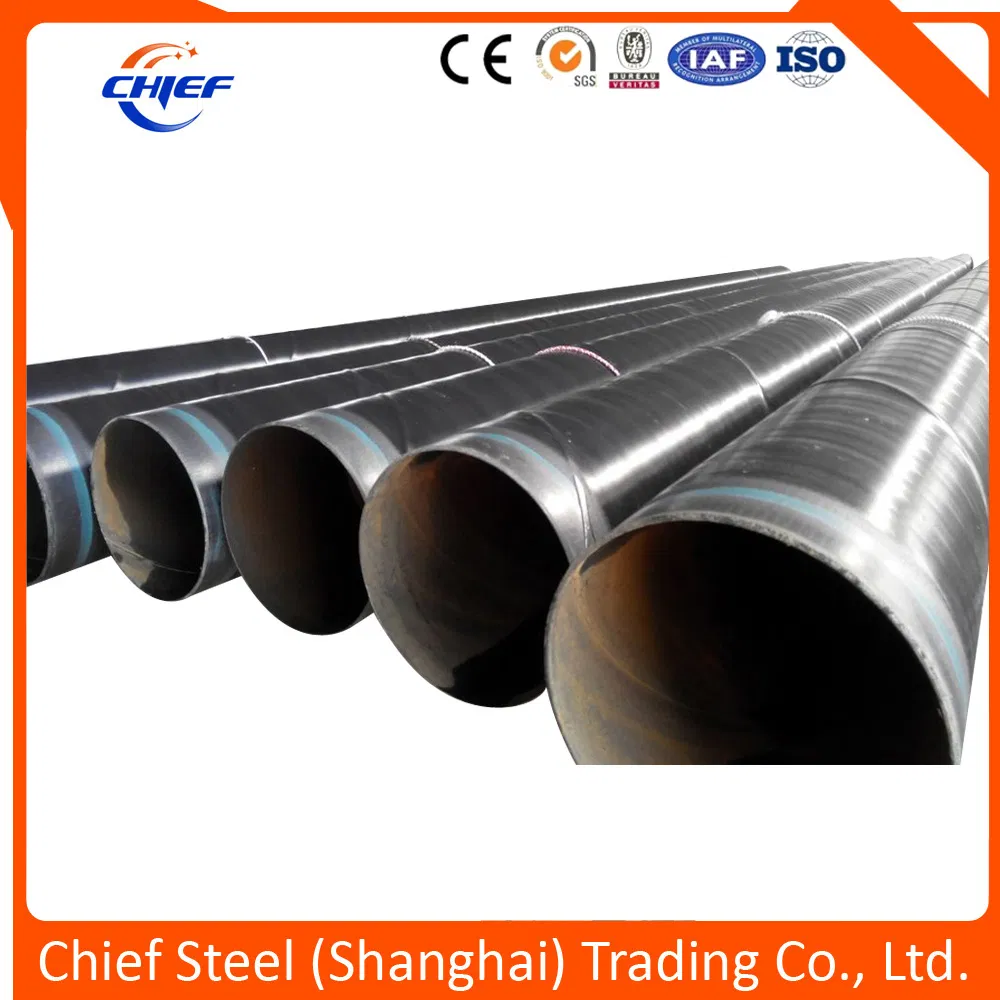 Q235 Black 20# 45# 16mn Large Diameter Spiral Welded Steel Pipe