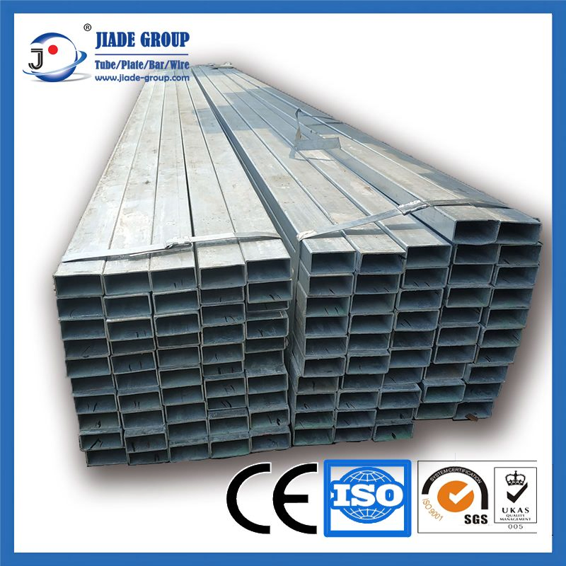 High Quality Square Tubing Pipe Iron Rectangular Tube Galvanized Steel ASTM Tube