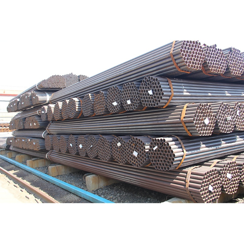 High Strength Carbon Steel Building Construction Stable ERW Steel Pipe
