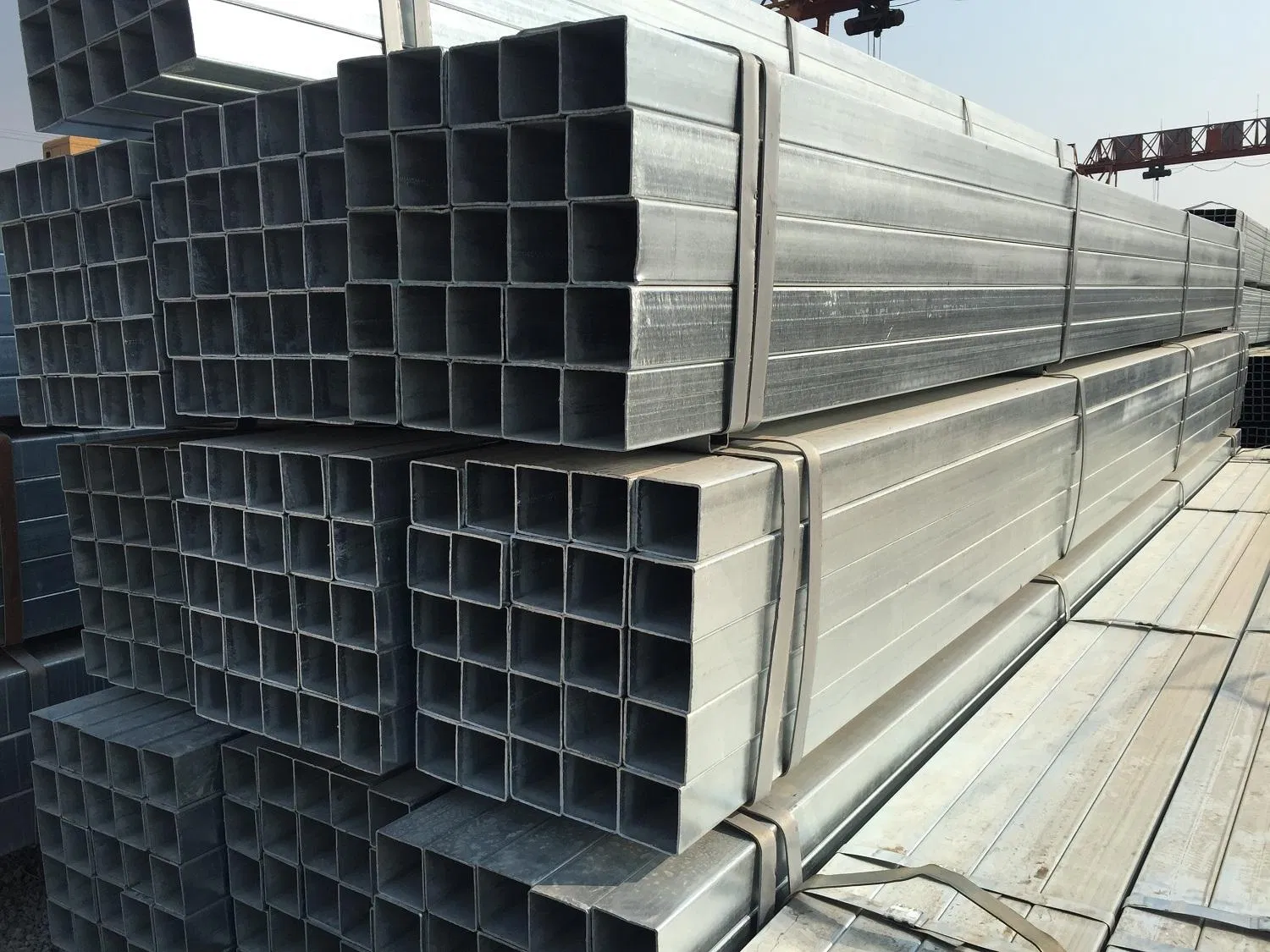 Structural Components Steel Rectangular Tubing / Galvanized Rectangular Steel Pipe / 2X3 Inch Rectangle ERW HDG Tube