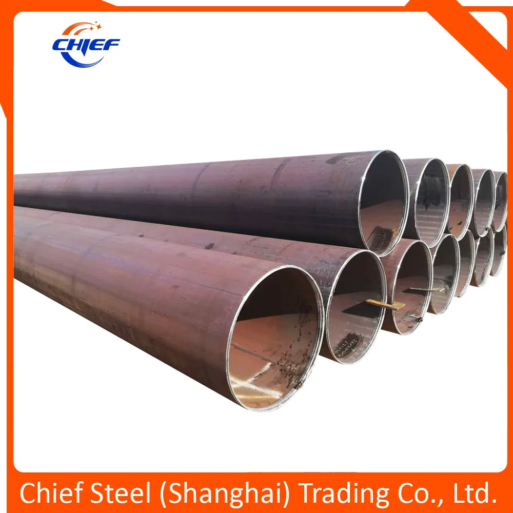 Coated &amp; Non-Coated Longitudinal Submerged Arc Welded Carbon Steel Pipe 406mm ~ 1422mm LSAW Tube a Pi5l / ASTM A252 / ASTM A53 /En10219