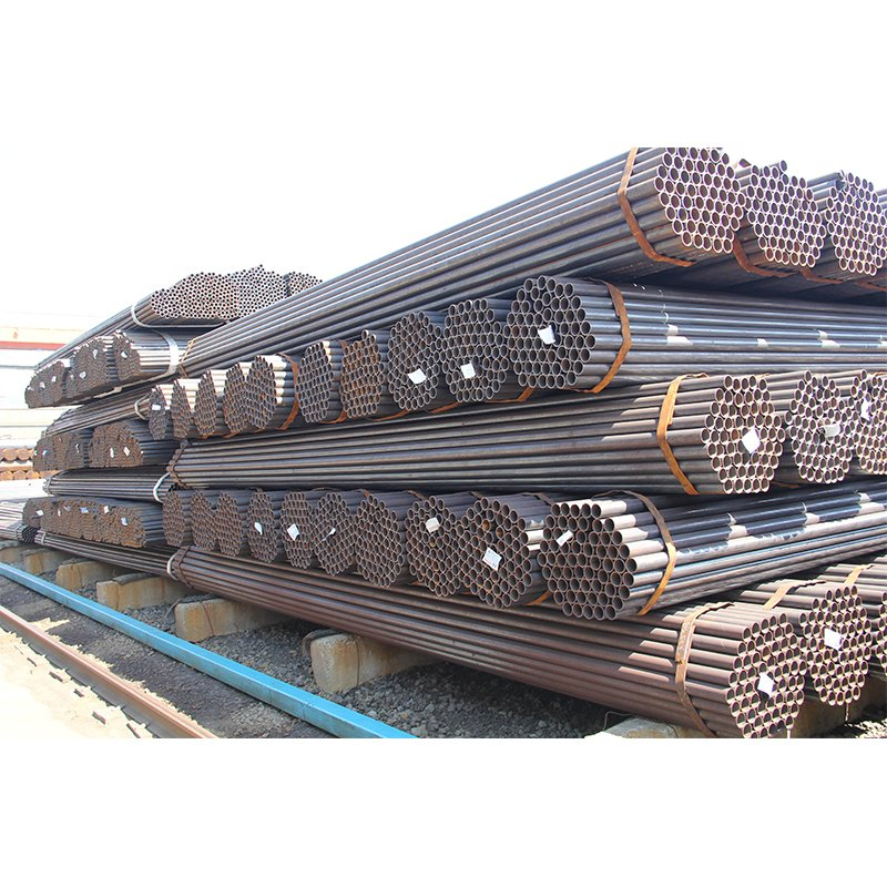 High Strength Carbon Steel Construction Heavy Duty Durable ERW Steel Pipe