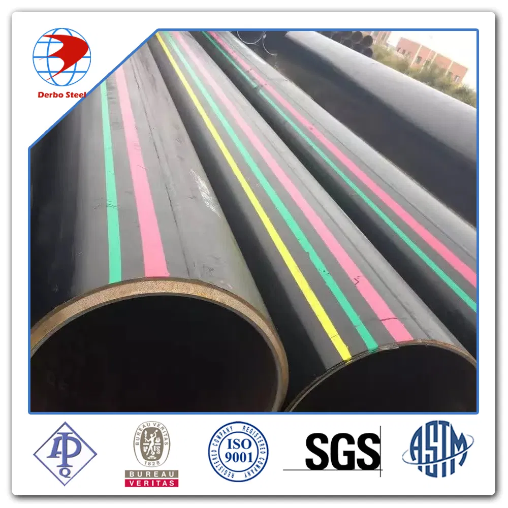 API 5L Grb Psl1 Lasw ERW Spiral Welded Steel Pipe
