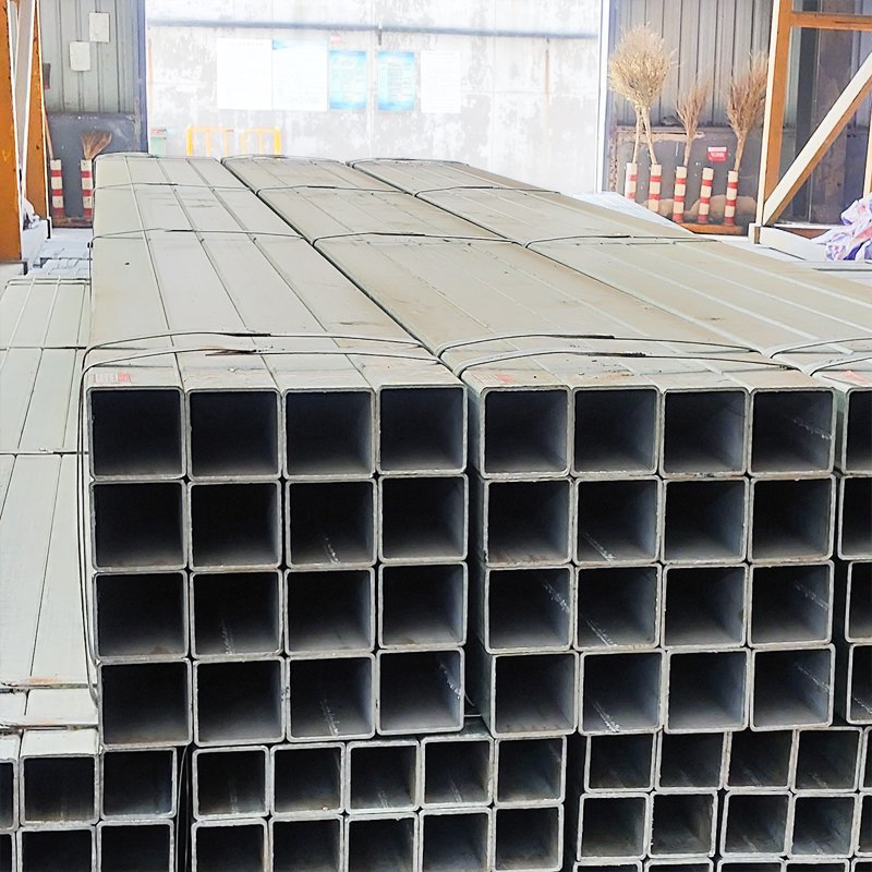 Construction Structural Galvanize Square Hollow Section Mild Steel Gi Square Pipe Tube Price List