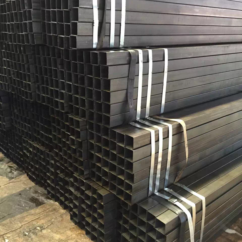China Carbon Welded Black Structural Prices ERW Steel Pipe Mild Square Tube