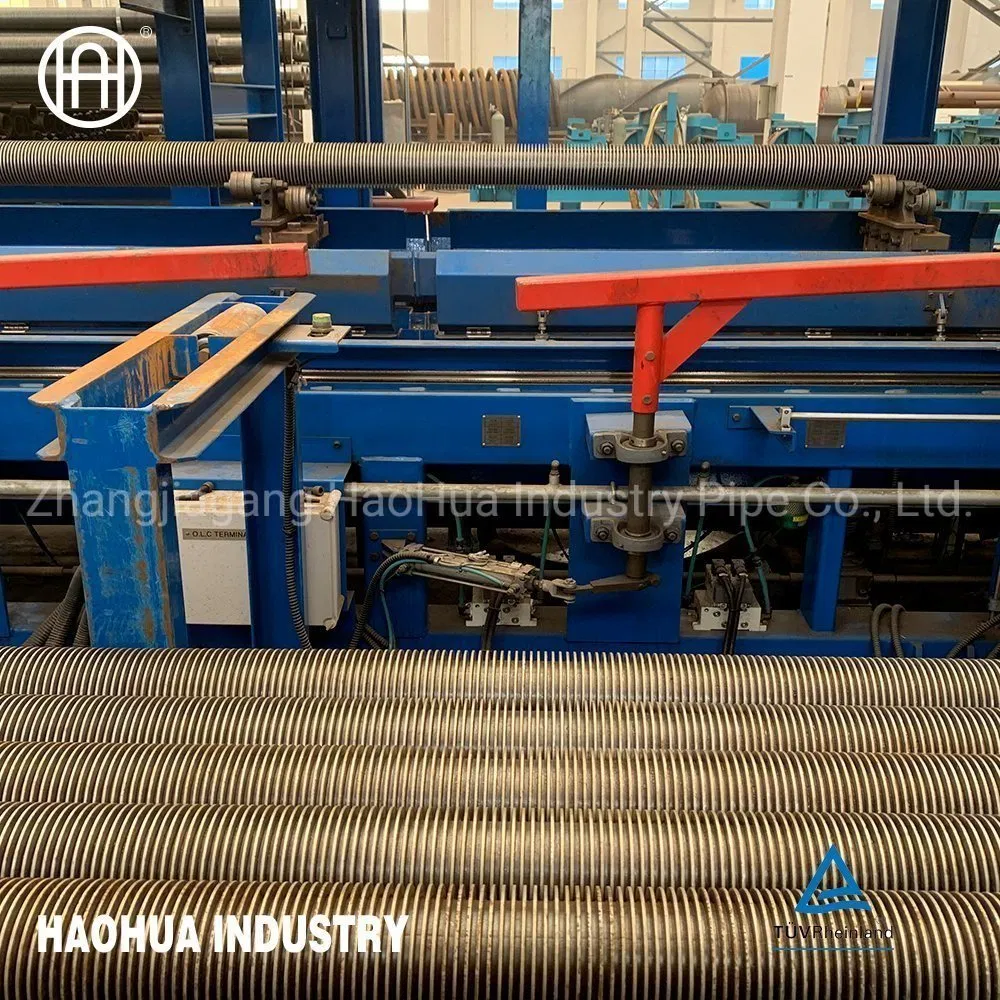 High-Frequency Welded Helical Finned Tubes ASTM A335 P5/P9/T9/Tp410/08al/321H/304L/316L for Heat Exchanger