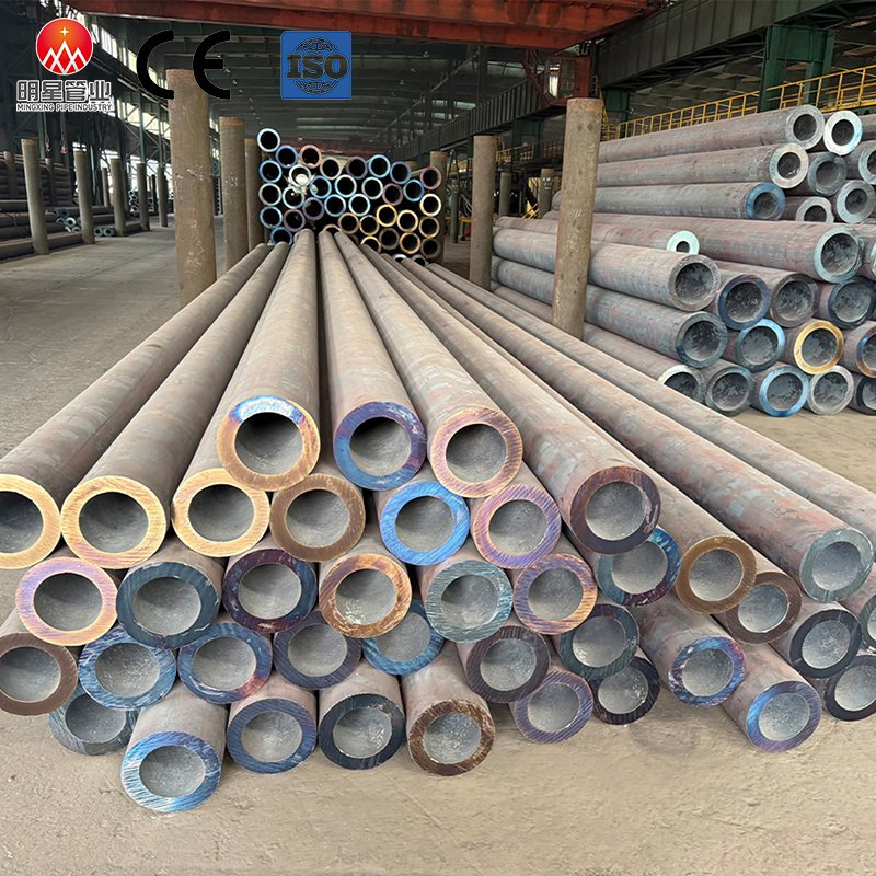 Heavy Wall Pipe Carbon Steel Hollow Tube Large Diameter 16mm Wall Thickness S235 S355 St37 St52 A106 A53 Hot Rolled Black Carbon Steel Welded Pipe