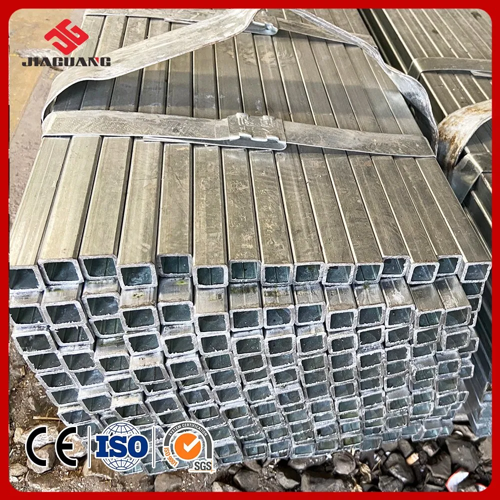 ASTM A513 A36 A500 Gi Galvanize Carbon Steel/ 0.6mm-2.0mm Alloy Steel Tube Square Low-Carbon/Seamless/Welded/ Construction Engineering Rectangular Pipe