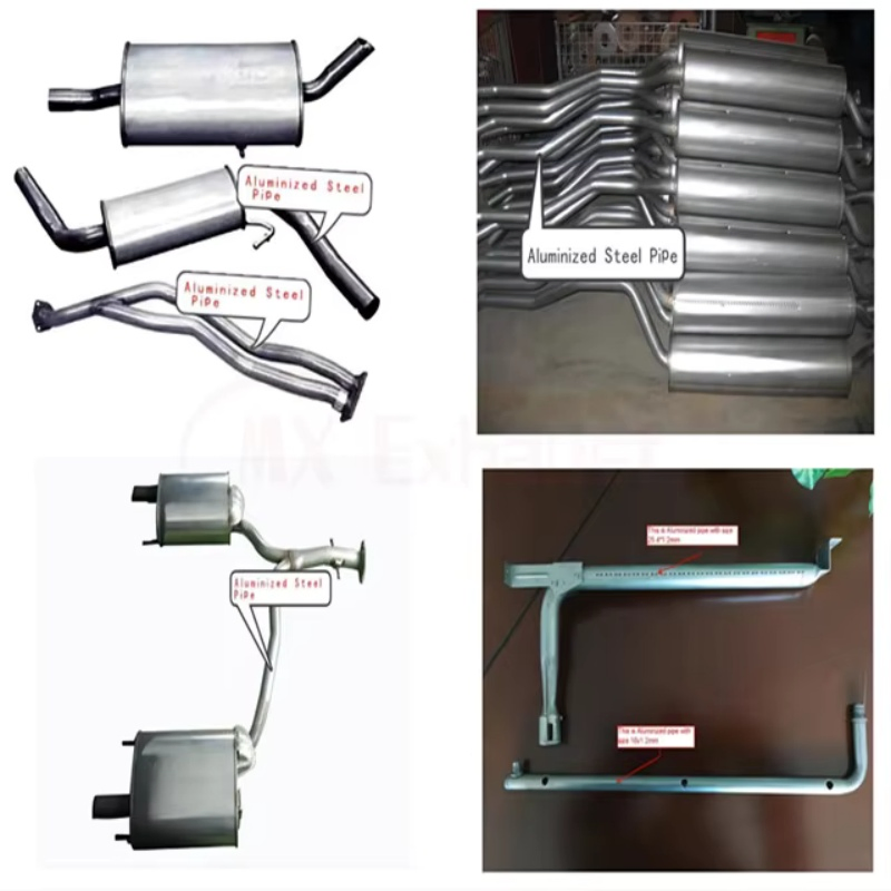 High Precision Welded Dx53D/SA1d Aluminized Steel Pipe for Auto Exhaust Muffler System and Other Auto Parts