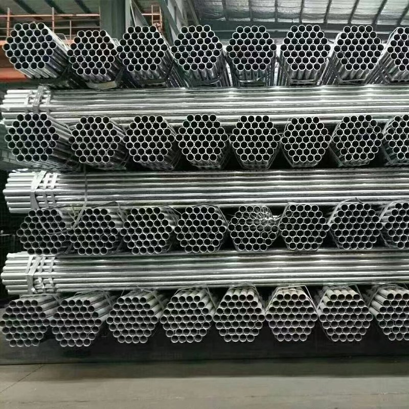 Large Inventory Hot Dipped Zinc Coating En10255 Cold Rolled Galvanised Steel Round Tube Pipe Galvanized Welded Seamless Square Steel Pipe for Scaffolding