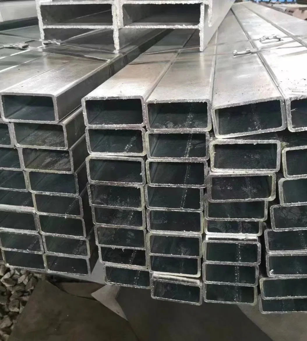 20FT 40X40 2X2 2 Inch Hollow Section Rectangular Hot DIP Galvanized Steel Square Pipe Tube