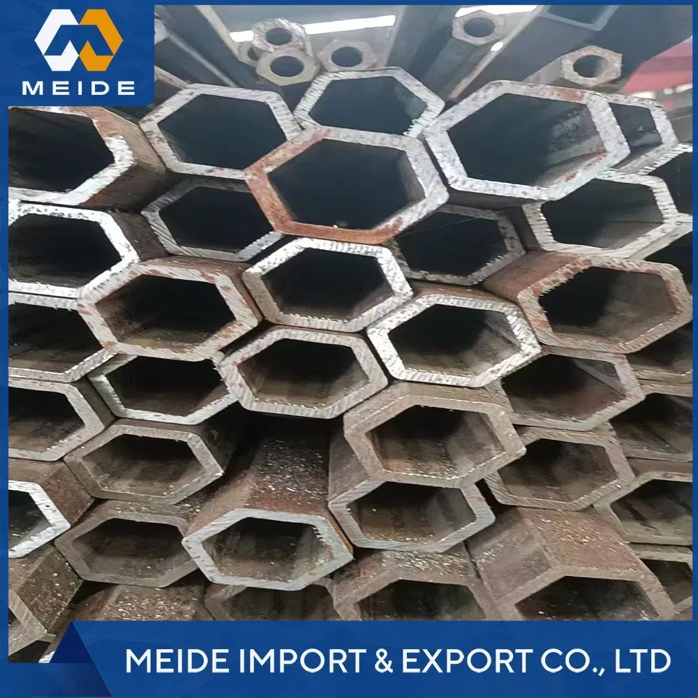 Q355b A572 Gr. 50 St52 Cold Drawn Carbon Steel Hexagonal Tube Engineering Machinery Structural Parts