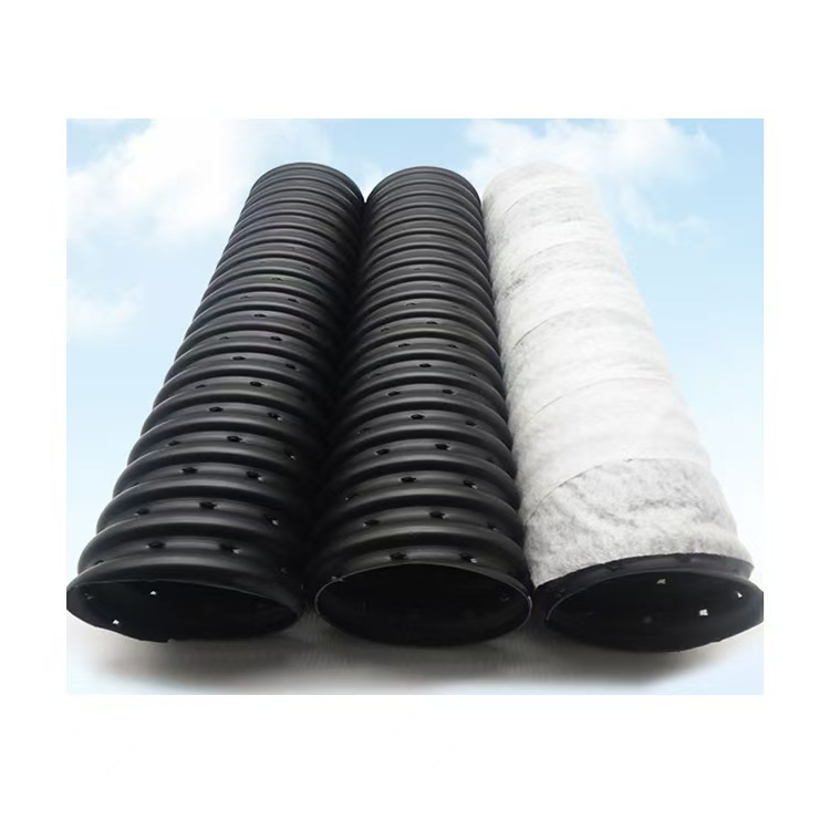 HDPE AG Pipe, AG Line Draincoil Slotted Agricultural Line with Sock