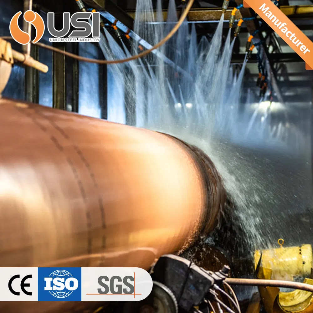 SSAW Pipe ASTM A252 Precision Spiral Weld Steel Pipe Spirally Submerged Arc Welding (SSAW) Carbon Steel Pipe Customizable Sizes for Industrial Use