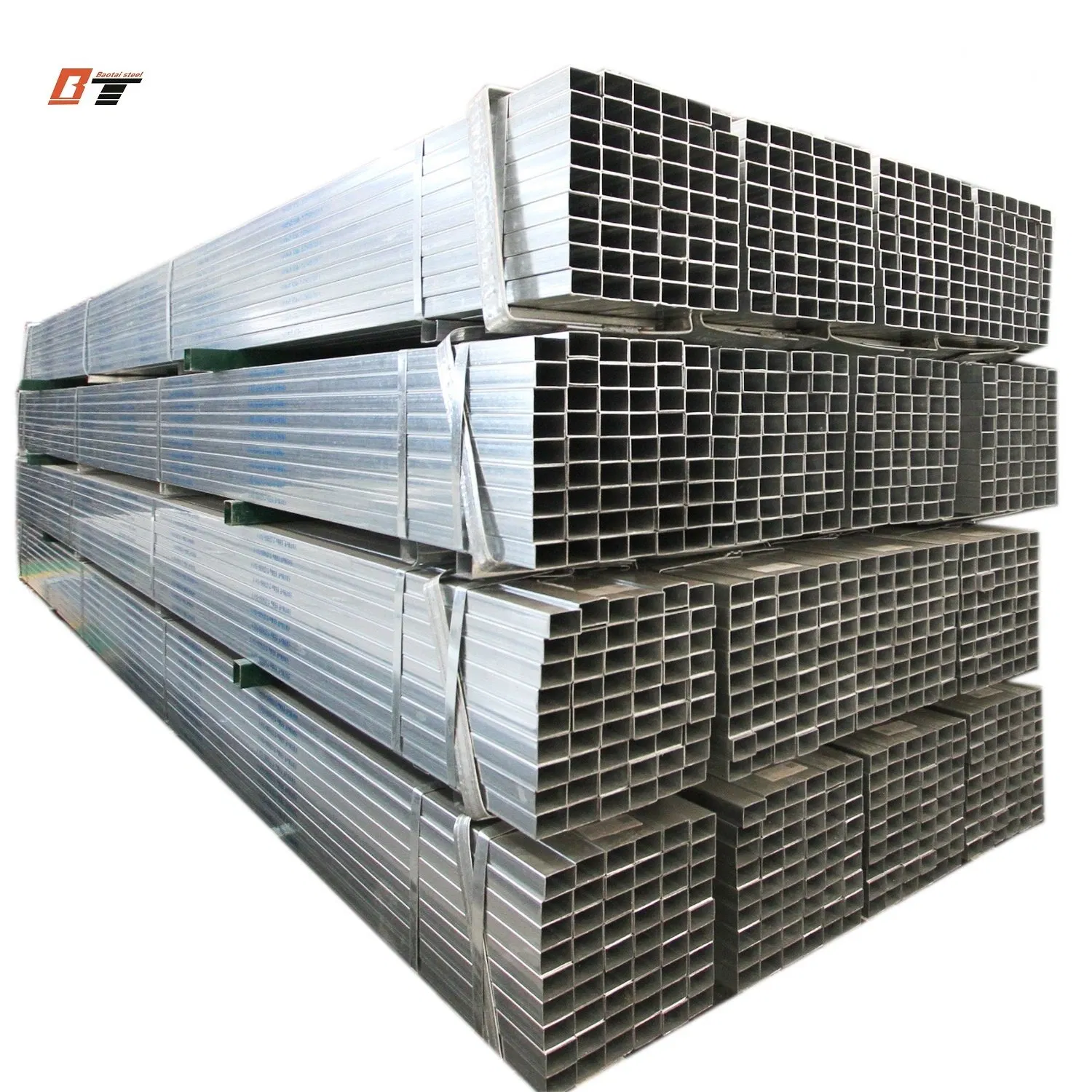 Shs Rhs Galvanized Ptr 80X80 100X100 Carbon Steel Rectangular Square Tube