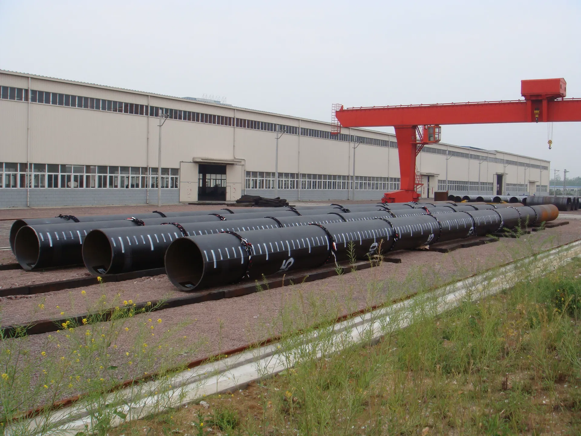 LSAW Steel Pipe Display