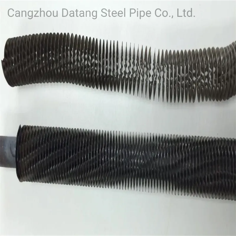 Helically Welded Wound Serrated Fin Pipe