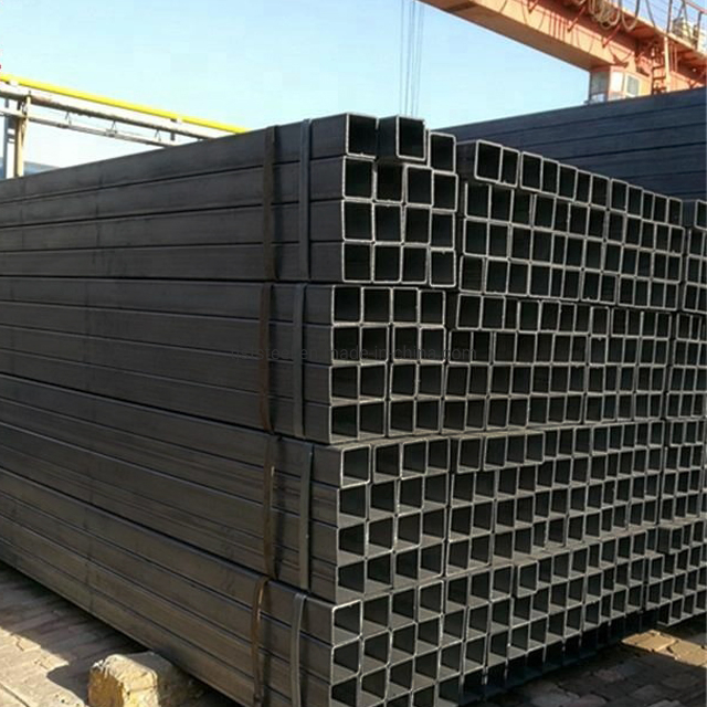 ASTM A500 ERW Black Steel Square/Rectangular Tube for Wholesales