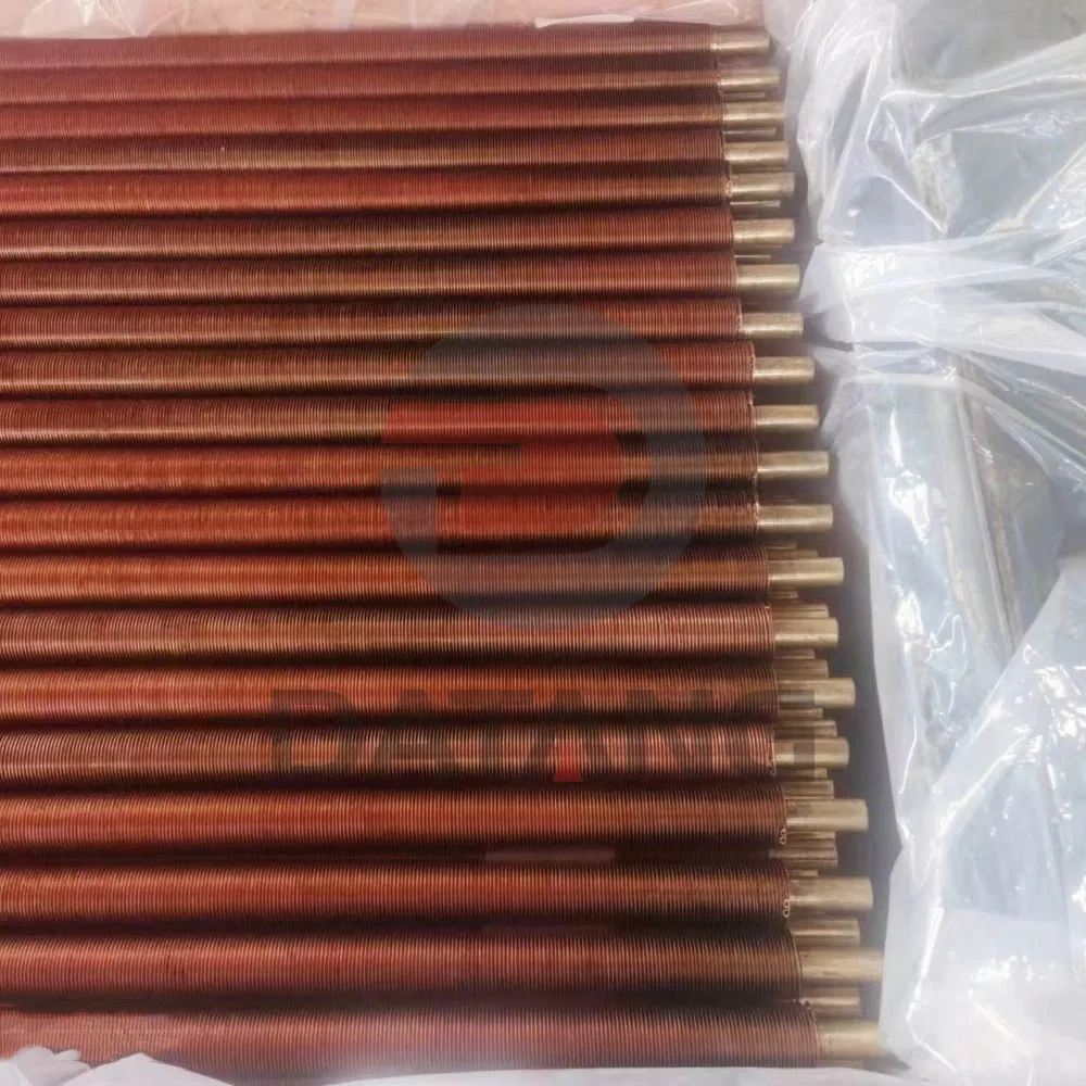 Datang Copper C1100/ Aluminium A1100, A1060 Fins G Type Embedded Finned Tube for Air Cooled Heat Exchanger, Air Coolers