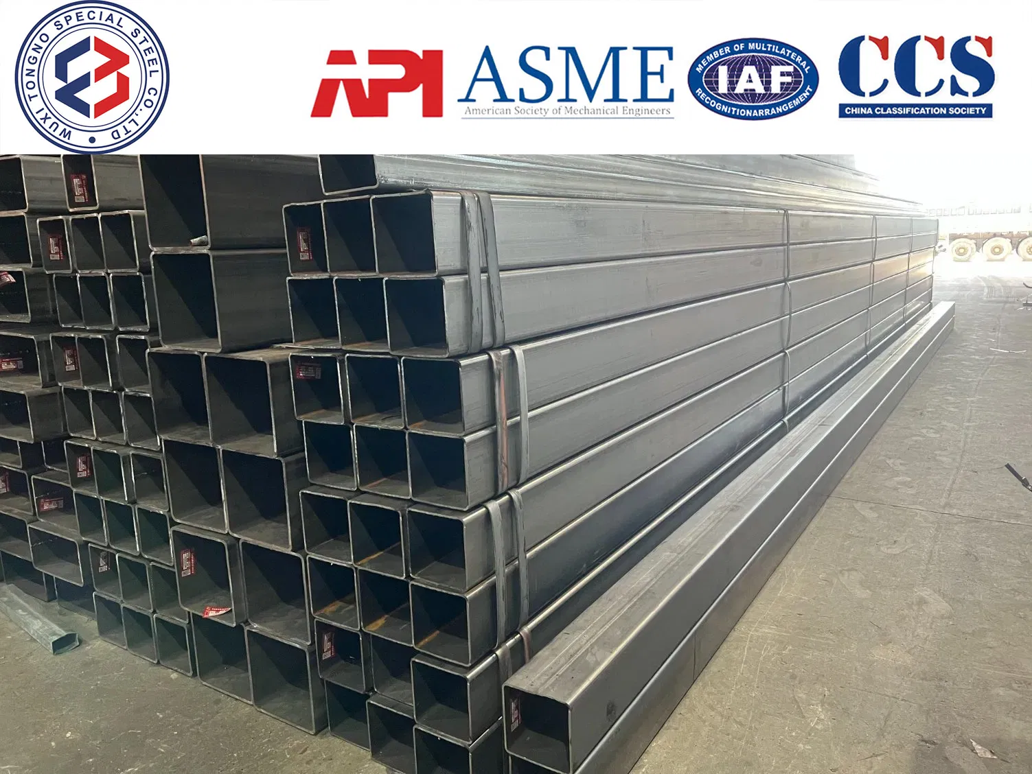 SUS Ss 316, 316L 1.4401 1.4436 1.4404 Stainless Steel Seamless Precision Tube Pipe with Large Small Square Rectangular Section Profile for Steel Material