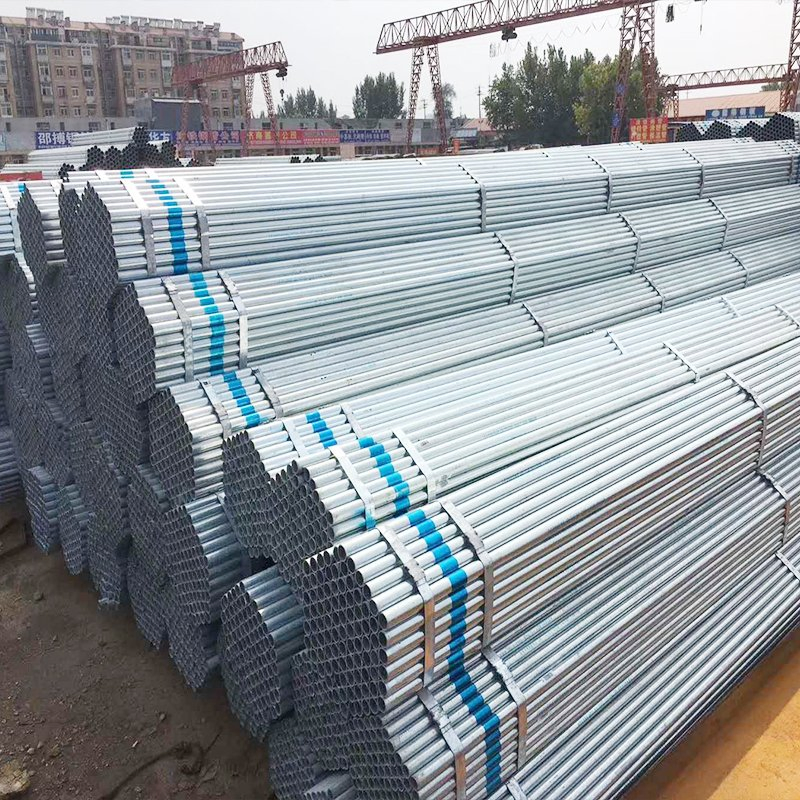 Hot DIP Galvanized Q235 Q345 Scaffolding Weld Steel Pipe Frame Steel Galvanized