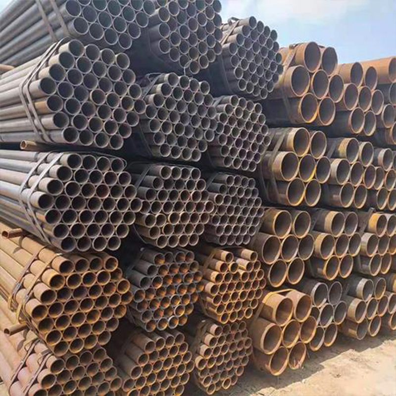 ERW Weld Steel Pipe Small Diameter Wear Resistance Hot Rolling Welded Black Steel Casing Tube