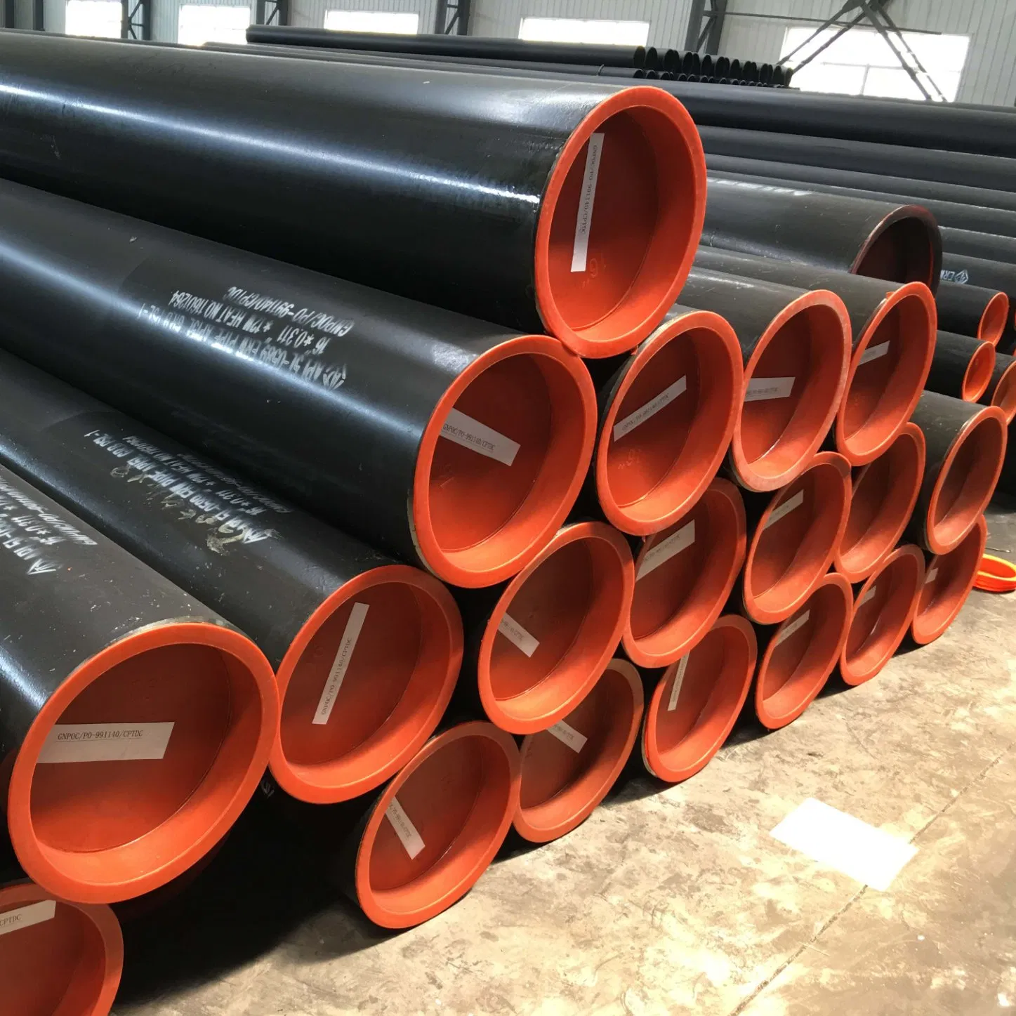 Pickled Surface Seamless Carbon Steel Tube St45 for Mechanical and Engineering Structures