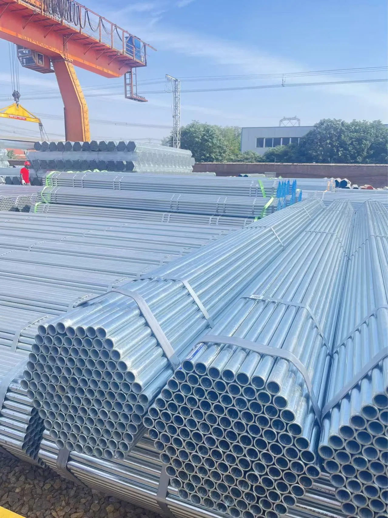 En39/En10219 Hot-Dipped ERW Tube Gi Galvanized Steel Pipe