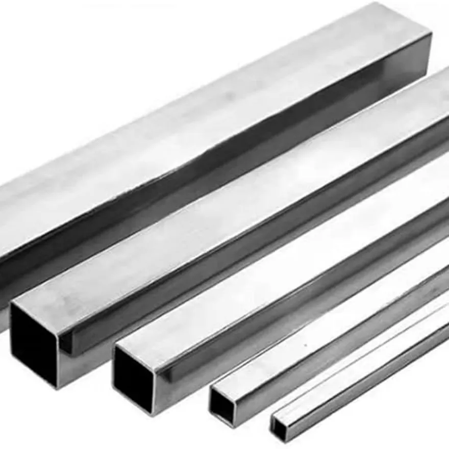 Stainless steel square tubes detail