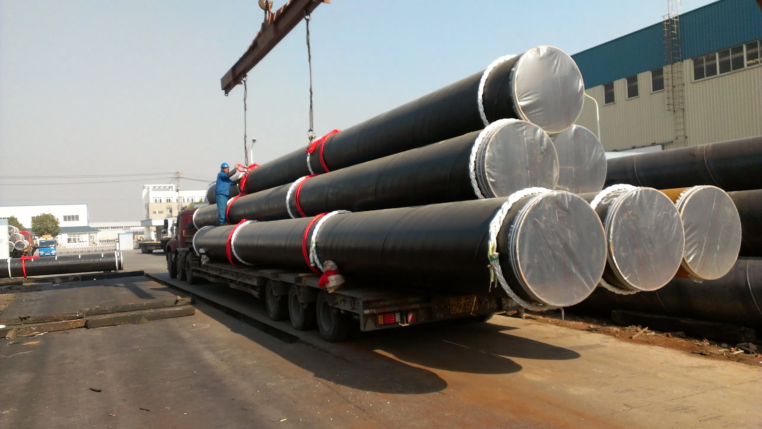 ASTM A252 Grade 2 SSAW Welded Carbon Steel Pipe for Piling &amp; Foundation Projects