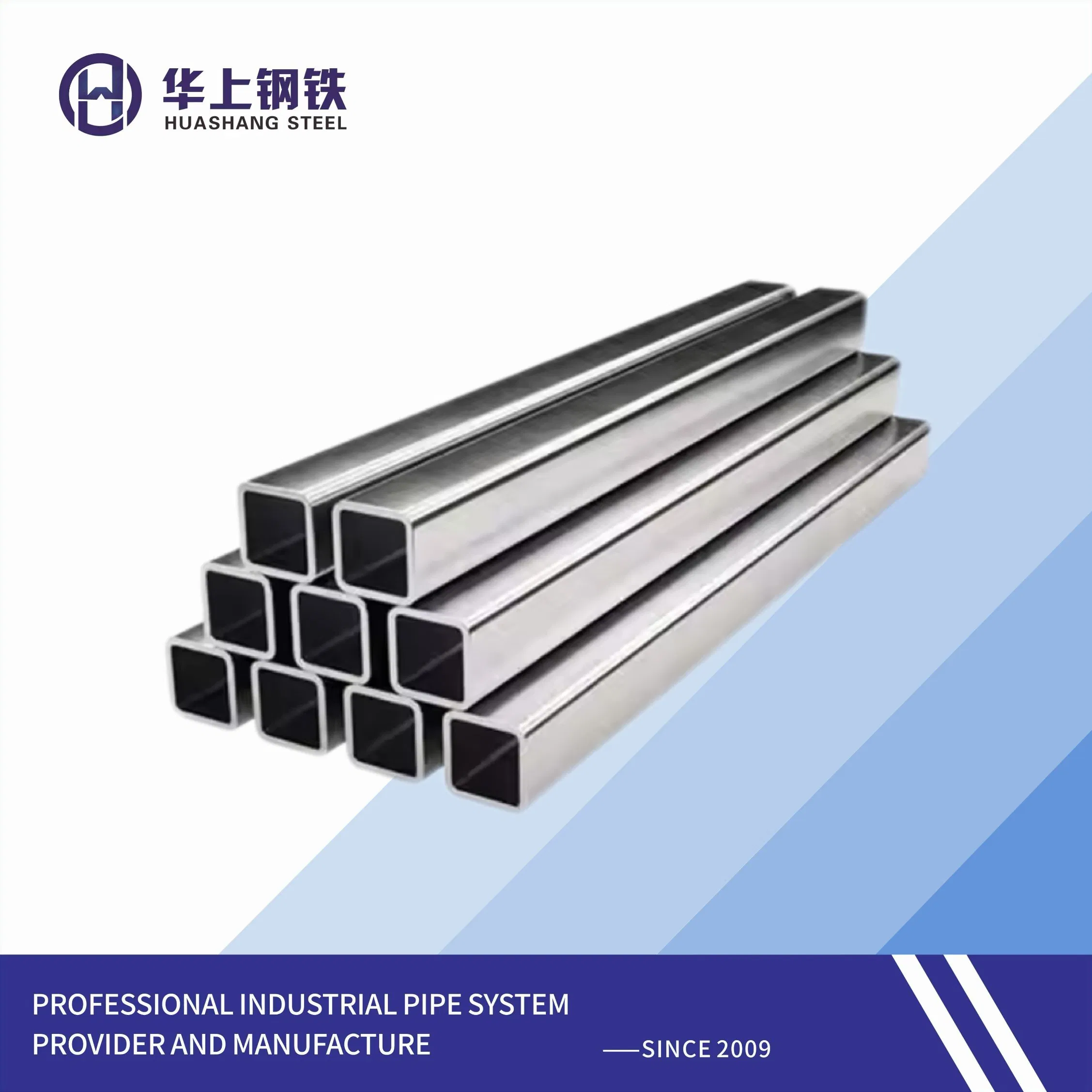 Hot DIP Galvanized Square Pipe Hollow Structural Steel Tube Price Tubo Rectangular