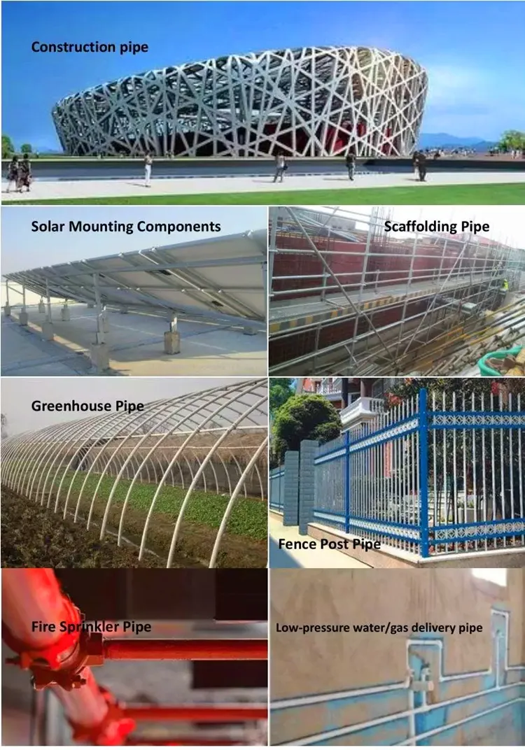 Galvanized Pipe Application