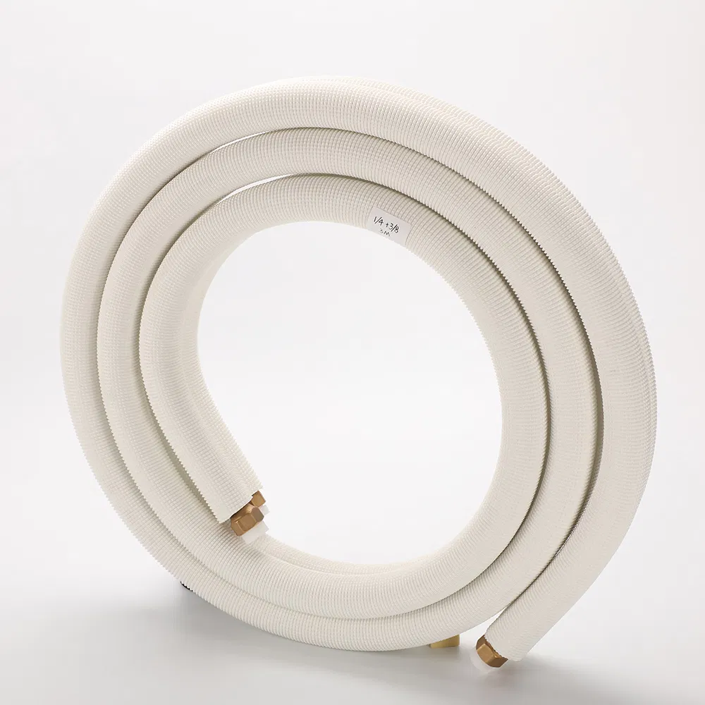 Premium Insulated Copper Pipe for HVAC Air Conditioning Systems-Mini Split Line Set 1/4" &amp; 3/8" Insulated Copper Tube Set -50 FT