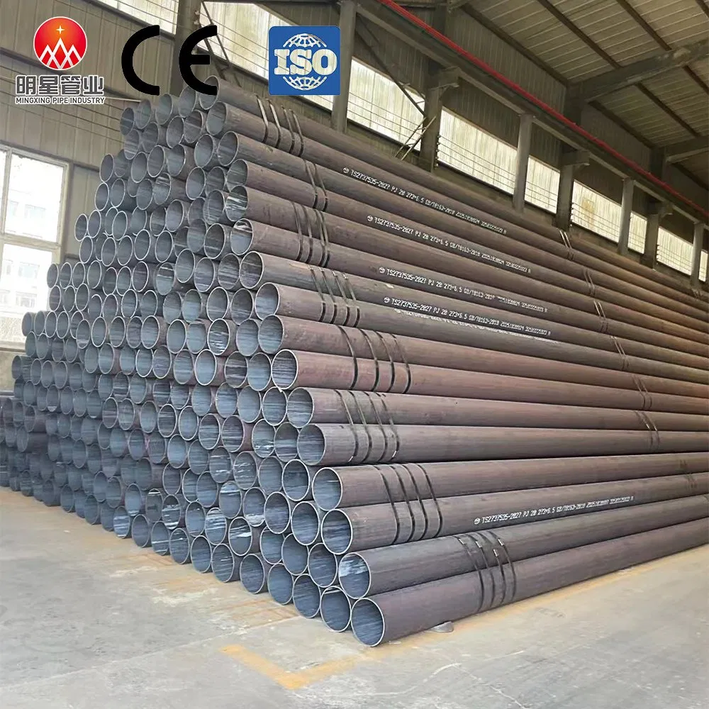 High-Quality 6mm 12in Q235B A53 GB/T9711 ASTM A252 En10217 Press-Resist Industrial Carbon Steel SSAW Pipe