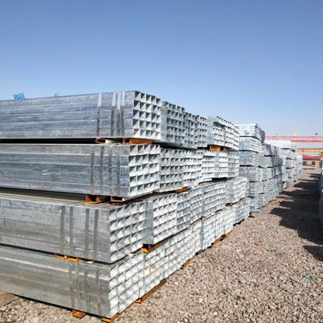 20FT 40X40 2X2 2 Inch Hollow Section Rectangular Hot DIP Galvanized Steel Square Pipe Tube