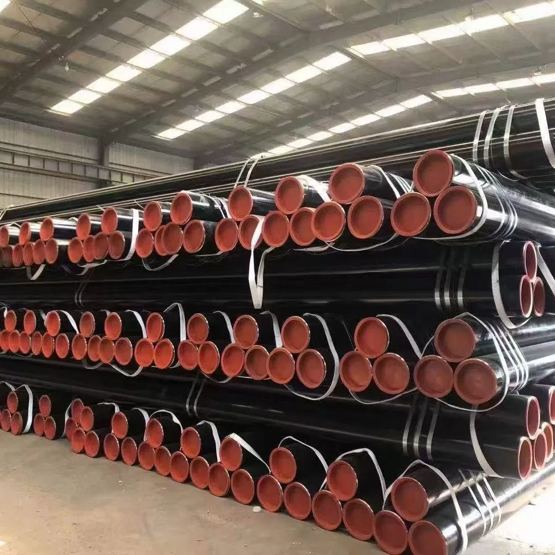 Black Painting/3PE ASTM A106/API 5L Gr. B Seamless Steel Natural Gas/Oil Pipes