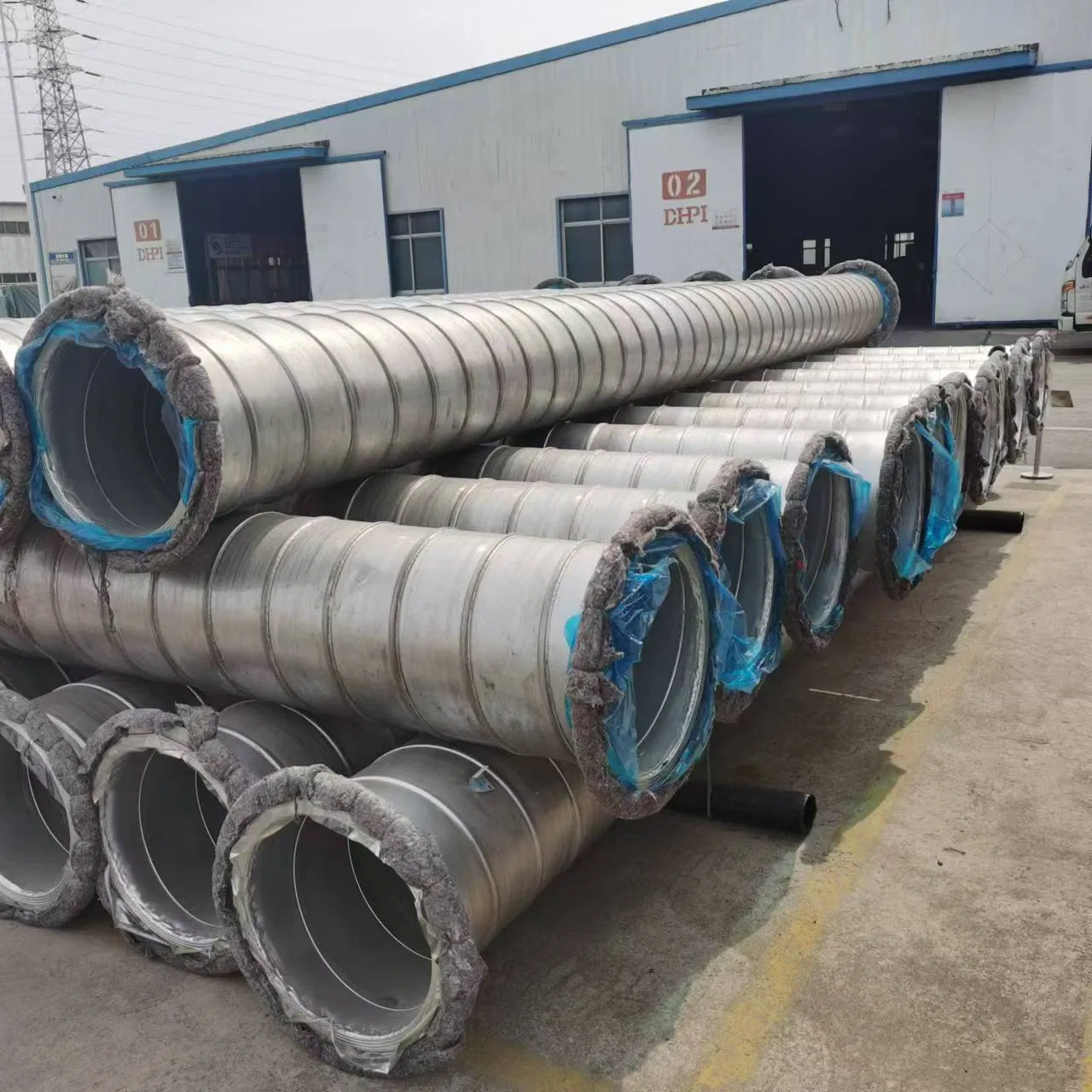 API Pipeline, Agricultural Irrigation Pipe X42 X46 X52 X56 SSAW Steel Large Diameter Mild Spiral Welded Carbon Steel 5L Round GB
