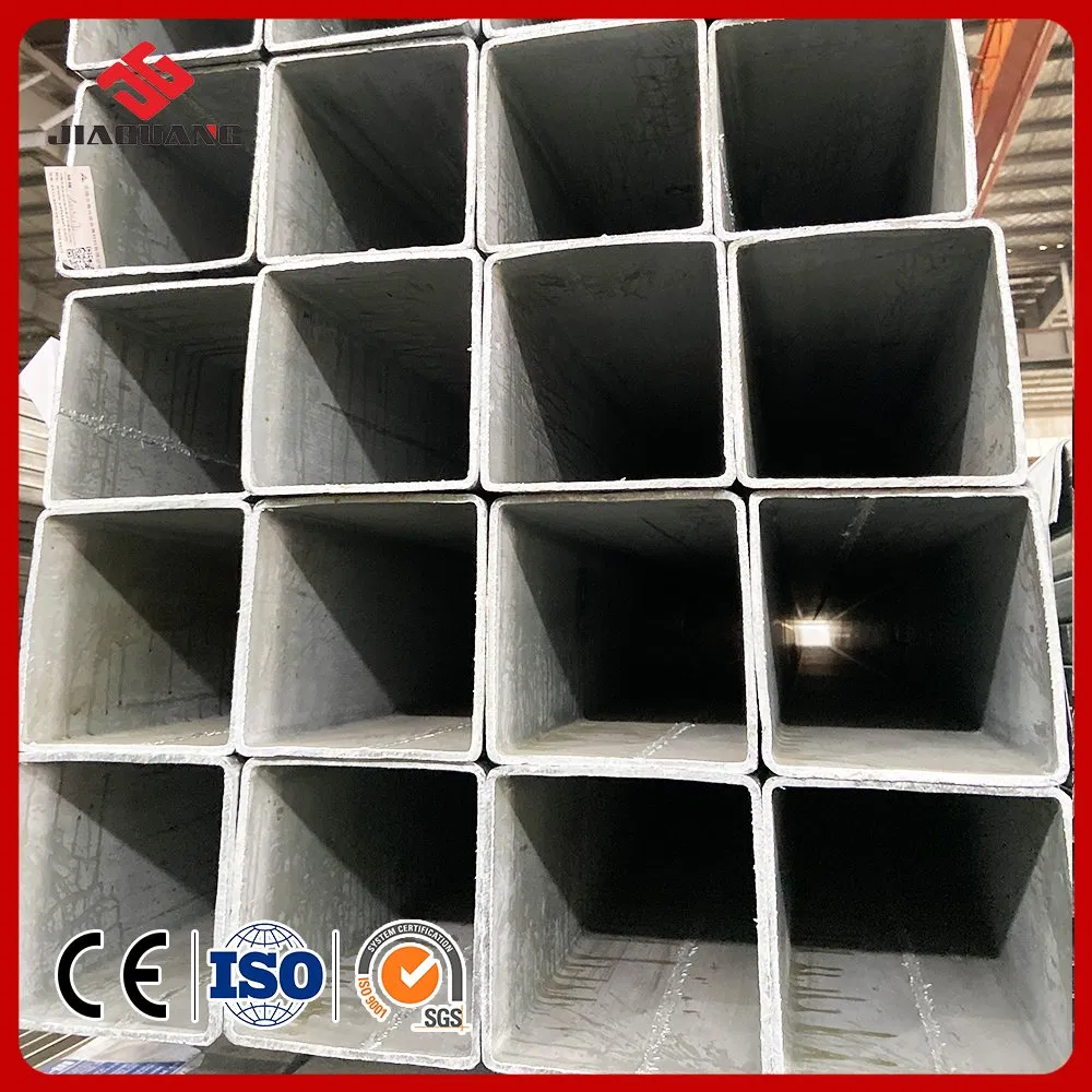 ASTM A513 A36 A500 Gi Galvanize Carbon Steel/ 0.6mm-2.0mm Alloy Steel Tube Square Low-Carbon/Seamless/Welded/ Construction Engineering Rectangular Pipe
