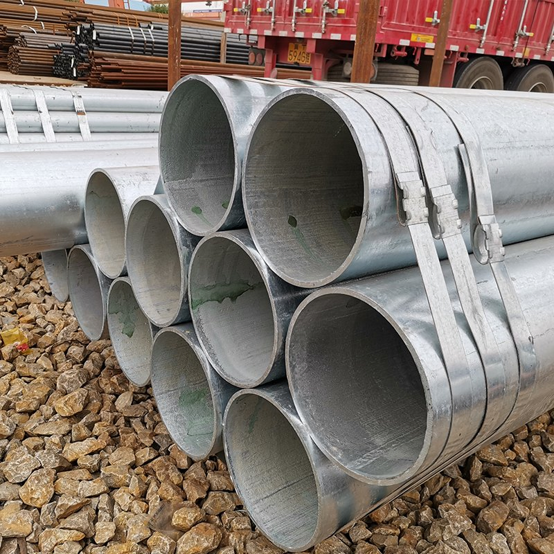 Large Inventory Hot Dipped Zinc Coating En10255 Cold Rolled Galvanised Steel Round Tube Pipe Galvanized Welded Seamless Square Steel Pipe for Scaffolding