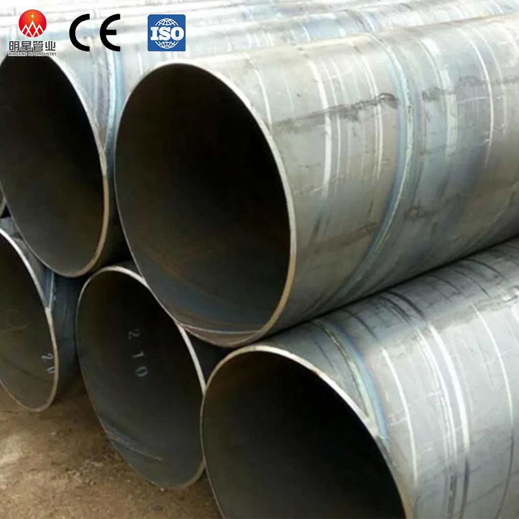 Custom Welded Steel Pipe ASTM A53 Gr. B SSAW/LSAW Od 1/2-24 Inch for Water, Gas, and Oil Transportation Pipeline