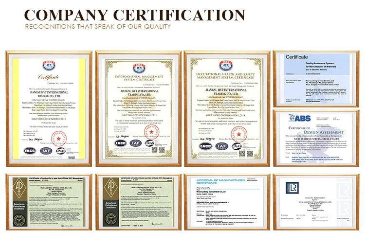 Certifications