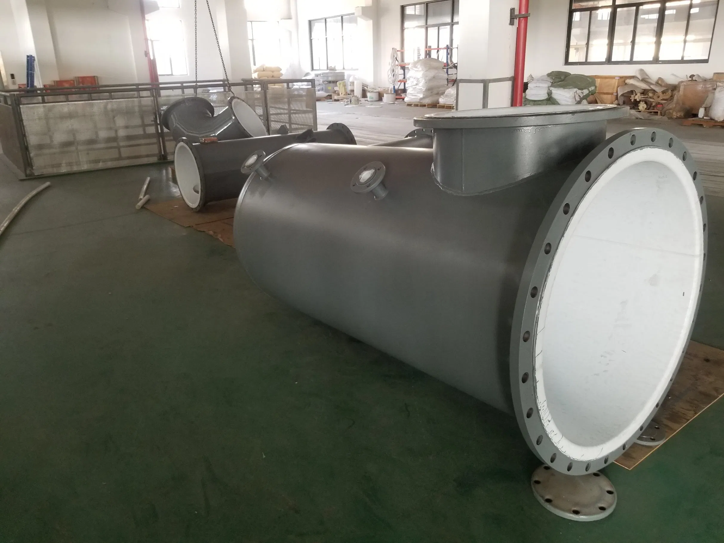 Large Diameter PTFE Lined Steel Chemical Corrosion-Resistant Pipes