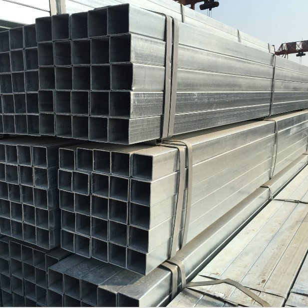 ASTM A500 Hollow Section Galvanized Welded Black Steel Tube A36 Mild Steel Profile Galvanized Rhs Shs Hollow Section Rectangular Square Tube in Stock